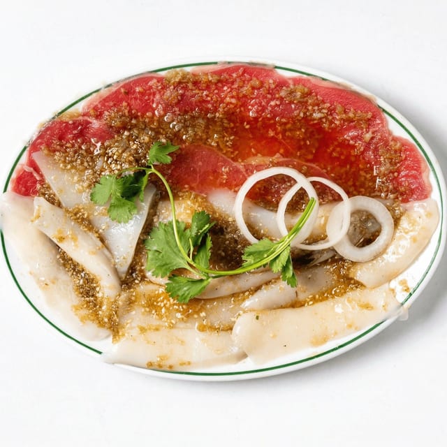 Squid & Beef/Mực & Bò Nướng Vì.